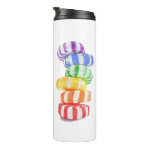 RAINBOW CANDY Thermal Tumbler Thermosbecher