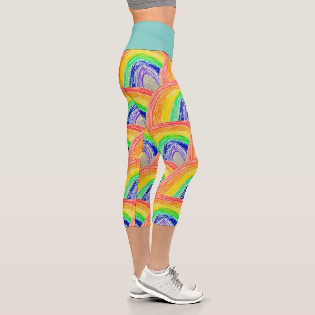 Rainbow Capri Leggings (Rechts)