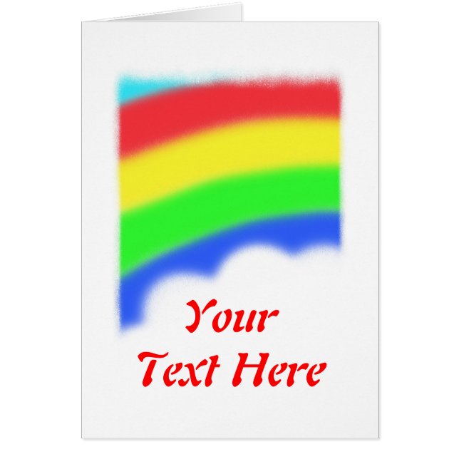 Rainbow-Card (Vorne)