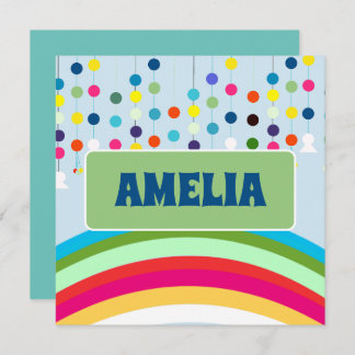 Rainbow Celebration Name Tag