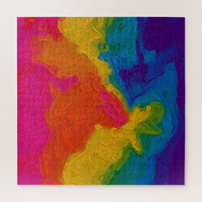Rainbow Chalk Gradient Wirbel (Vertikal)