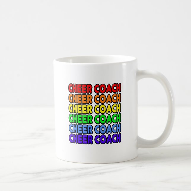 Rainbow Cheer Coach Kaffeetasse (Rechts)