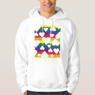 Rainbow Chest Hoodie