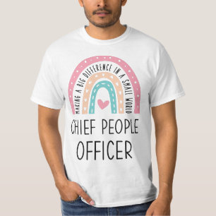 Rainbow Chief People Officer Geschenk Ideen T-Shirt
