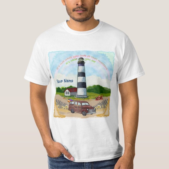 Rainbow Choice Lighthouse T-Shirt (Vorderseite)