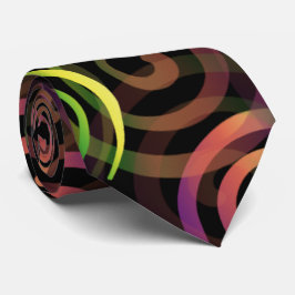 Rainbow Christmas Pattern Krawatte
