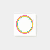Rainbow Circle Chic Bunter Spaß Moderner Ring