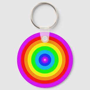 Rainbow Circle Design-40686 Schlüsselanhänger