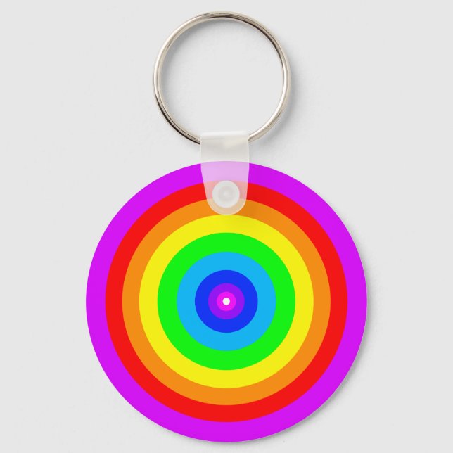Rainbow Circle Design-40686 Schlüsselanhänger (Vorderseite)