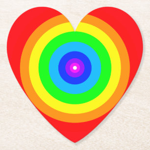 Rainbow Circle Design-40686 Untersetzer