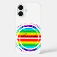 Rainbow Circle Sun Name Plate