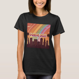 Rainbow City Skyline Pride 2025 Frauen T-Shirt