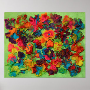 Rainbow Clay Blume Poster