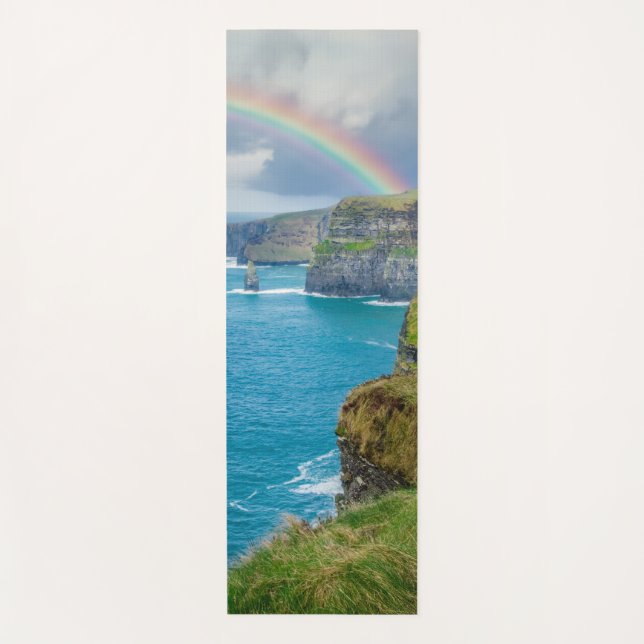 Rainbow Cliff of Moher Yogamatte (Vorderseite)