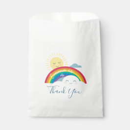 Rainbow Cloud and Sun Birthday Fevor Bag Geschenktütchen