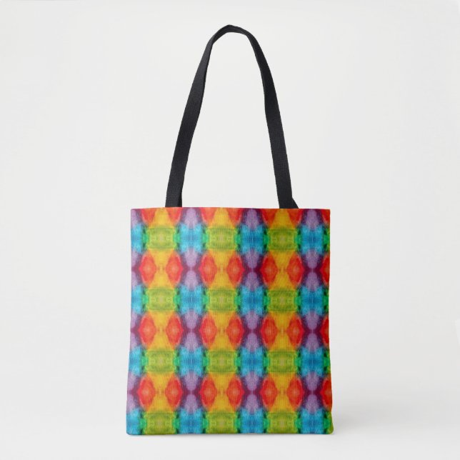 Rainbow Cloud Watercolor Art Tasche (Vorderseite)