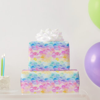 Rainbow Clouds Geschenkpapier