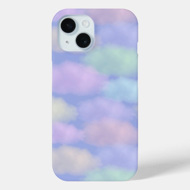 Rainbow Clouds Handy Case (Rückseite)
