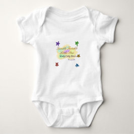Rainbow clouds twinkle Twinkle Little Star baby Strampler