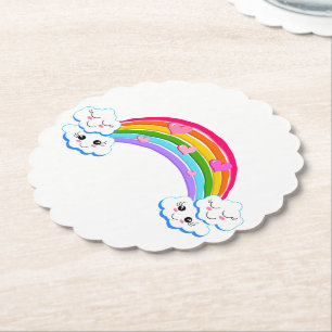 Rainbow Clouds Untersetzer