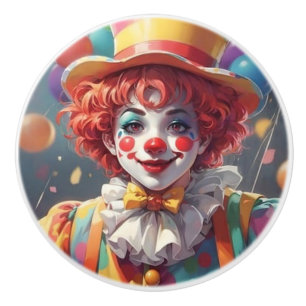 Rainbow Clown Kid's Room Keramikknauf