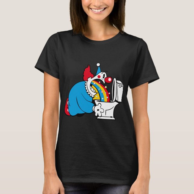 Rainbow Clown T-Shirt (Vorderseite)