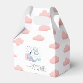 Rainbow Color auf Cloud 9 Elephant Baby Dusche Geschenkschachtel