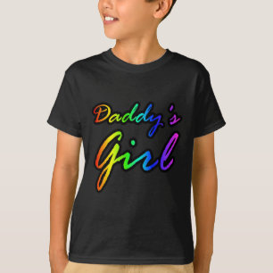 Rainbow Color Daddy's Girl T-Shirt