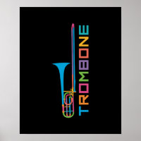 Rainbow Color Trombone