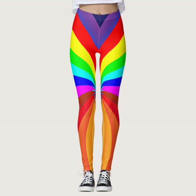 Rainbow Colored Mandala-46556 Leggings (Vorderseite)