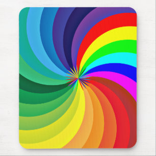 Rainbow Colored Mandala-46556 Mousepad