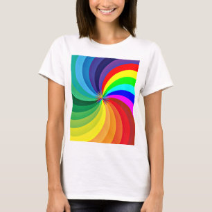 Rainbow Colored Mandala-46556 T-Shirt