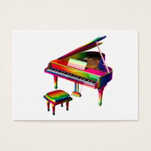 Rainbow Colored Piano