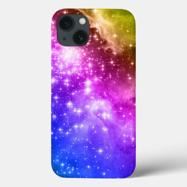 Rainbow Colored Stars Case-Mate iPhone Hülle (Rückseite)
