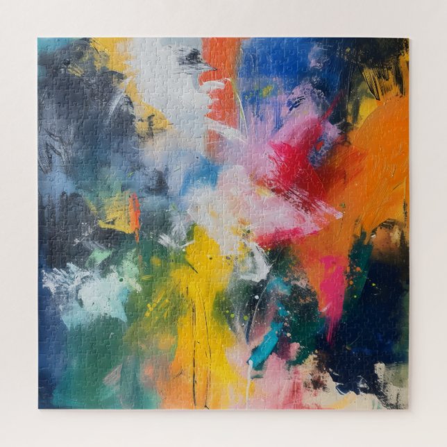 Rainbow Colors Abstrakt Art (Vertikal)