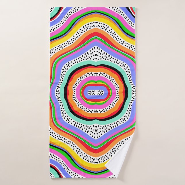 Rainbow Colors Badehandtuch (Badehandtuch)