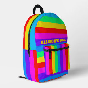 Rainbow Colors Bedruckter Rucksack