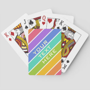Rainbow Colors benutzerdefinierte Spielkarten
