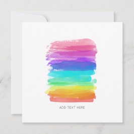 Rainbow Colors Brushstrokes Benutzerdefinierte Tex Karte