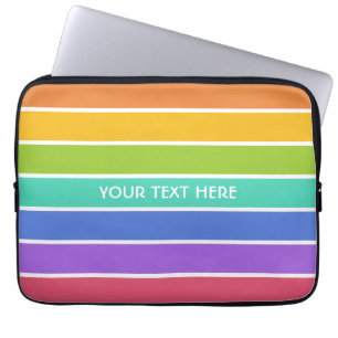Rainbow Colors Custom Laptop Ärmel Laptopschutzhülle