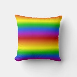 Rainbow Colors Custom throw Kissen