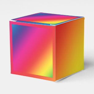 Rainbow Colors Gefälligkeitsbox Geschenkschachtel