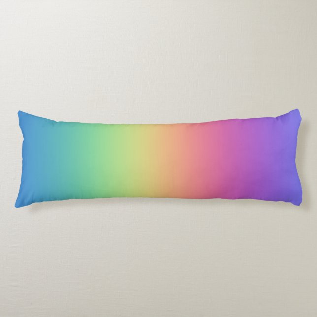 Rainbow Colors Gradient Seitenschläferkissen (Vorderseite)