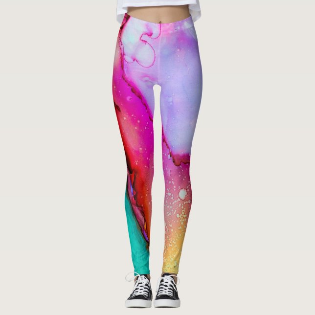 Rainbow Colors Leggings (Vorderseite)