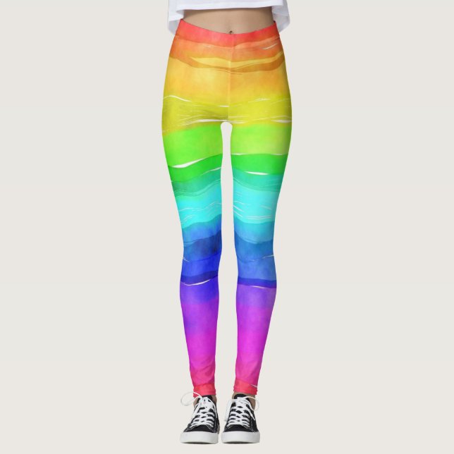 Rainbow Colors Leggings (Vorderseite)