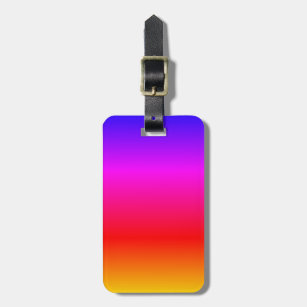 Rainbow Colors Luggage Tag Colorful Gepäckanhänger