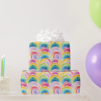 Rainbow Colors Pattern Geschenkpapier