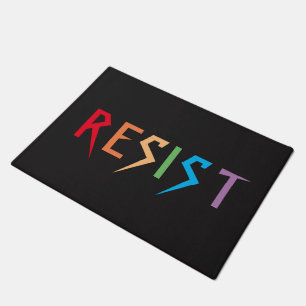 Rainbow Colors Resist Door Mat Fußmatte