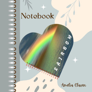 Rainbow Colors Sea Ocean Funkelnd Notebook Notizbuch