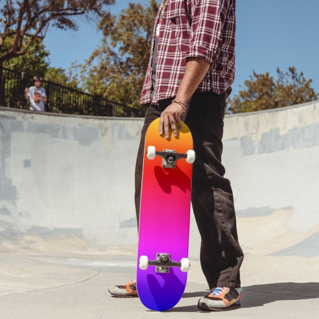 Rainbow Colors Skateboard Colorful (Außenbereich 2)